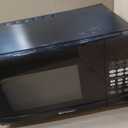 Emerson MW9255B Countertop Microwave Oven, 6 Pre-Programmed Settings, Removable Glass Turntable and Child Safety Lock, 0.9 Cu ft, 900W, Black