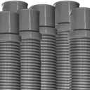 Puri Tech Heavy Duty Above Ground Pool Filter Hose, 1.5 Inch x 6 foot - 6 pack, Connects Skimmer to Pump on Concrete Pools or Filter to Return on Above Ground Pools
