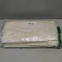 100% Blackout Shield Linen Blackout Curtains for Bedroom 84 Inches Long, Back Tab/Rod Pocket Living Room Drapes, Thermal Insulated Blackout Curtains 2 Panels Set, 50" W x 84" L, Cream