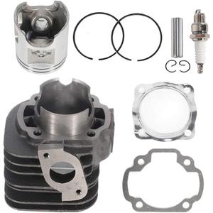 ECCPP New Cylinder Piston Ring Gasket for 2001-2006 for Polaris 90 Sportsman 90cc Compatible fit for Cylinder Piston Gasket Top End Kit 4J2-11111-00-00