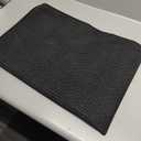 Bathroom Rugs Non Slip Washable, Super Absorbent Thin Bath Mat for Small Quick Dry Low Pile Bathroom Rug, (Black, 47x20) (1'8" x 3'11" (47x20))