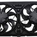 OYEAUTO Engine Cooling Fan Assembly 620-654 Compatible with 2007-2014 Cadillac Chevrolet GM Hummer Avalanche Escalade Sierra&Silverado &Suburban 1500 Tahoe Yukon