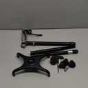 Rehand Quad Cane, Walking Cane with Ergonomic Handle Ever and Graceful 4-Pronged Base for Extra Stability, Adjustable Walking Sticks for Right or Left Handed Men & Women and Seniors (Black2)