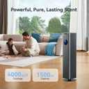 Aromadd 1500ml Scent Air Machine for Home, 4000 sq. ft Coverage Waterless Diffuser Essential Oil Diffuser Hotel Scent Diffuser Cold Air Nebulizer for Large Room Hotel Office (Titanium Gray)