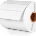 Online Label 4"x 1.5"RC/ 950 Labels, 1"Core/ 4"OD Perf Inches Desktop Thermal Transfer Labels, Thermal Ribbon Required