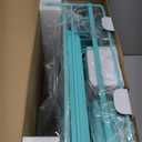 Kitsure Large Dish Drying Rack - Extendable Dish Rack, Multifunctional Dish Rack for Kitchen Counter, Anti-Rust Dish Drainers with Cutlery & Cup Holders 19.2"-26.7" L x 12.9" W, Green (Standard)