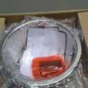 Elevated Dog Bowls for Large Dogs, Raised Dog Bowl Stand with Two X-Large Stainless Steel Bowls for Dogs, 3.5L Capacity, Rustic Walnut