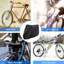 Bike Cover, Outdoor Waterproof Bicycle Cover, Rain Sun UV Dust Wind Snow Proof Bike Storage for Mountain Bike  102*51cm