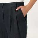 The Drop (Medium, Black Linen)