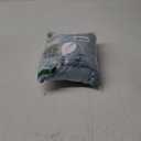 PAVILIA Travel Blanket and Pillow, Arms Opening Airplane Blankets for Adults, Compact Plane Blanket with Arm Hole 2-in-1 Bag for Flight Car Camping Fit in Luggage Backpack Traveler Gift, Blue (65 x 40 inches)