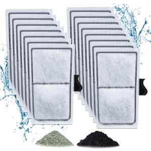 15 Pack Filter Cartridges for Filter, Replacement Filter Cartridges for Top Fin EF-S Element and BF5 BETTAFLO