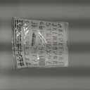 Outus 576 Pcs 8 Sheets Glitter Letters Stickers Self Adhesive Vinyl Letter Alphabet Number Stickers Mailbox Numbers Sticker, Decals for Classroom Decor, Sign, Door(1 Inch,Silver)