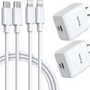 iPhone Super Fast Charger [Apple MFi Certified], Quntis 2Pack 20W iPhone High Speed Type C Rapid Charger Plug with 6FT C to Lightning Cable for iPhone 14 13 12 11 XS Pro Max XR iPad Pro AirPods, White