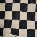 Terrug Black and White Checkered Rug for Living Room,5x7 Area Rugs Washable with Non Slip for Bedroom,Soft Low Pile Stain Resistance Retro Carpet for Dorm Kids Room