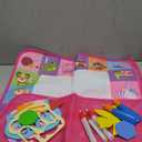 Water Doodle Mat - Kids Painting Writing Doodle Toy Board - Color Doodle Drawing Mat Bring Magic Pens Educational Toys for Age 3 4 5 6 7 8 9 10 11 12 Year Old Girls Boys Age Toddler Gift (Pink) (Unicorn)