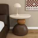 Small Side Table,Sofa Side Table, Bedside Cabinet, Decorative Bedside Cabinet, Modern Coffee Table, Suitable for Bedroom, Living Room, Balcony
