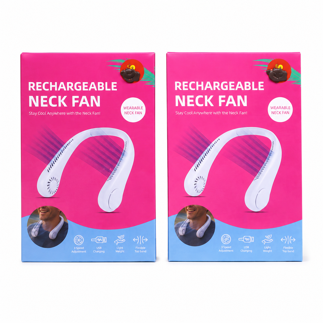 Rechargeable Neck Fan 2 Pack