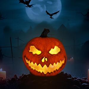Halloween Decorations Pre-lit Jack O Lantern Artificial Pumpkin Fake Harvest Pumpkins for Fall Home Farmhouse Harvest Thanksgiving Pumpkin Lanterns for Halloween Porch Party Front Door Fireplace Decor