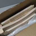 BABESIDE Baby Doll High Chair for 15-20 Inch Dolls, Wooden Baby Dolls Accessories Doll High Chair for Toddler Pretend Play Toys, Natural Wood Babydoll HighChair Toy