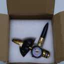 RX WELD Helium Latex Balloon Filler Air Flow Inflator Regulator 0-3000 PSI with Gauge for CGA580 Tank Valve