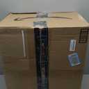 Small Makeup Vanity Desk 27.5''W with Mirror and Lights, Vanity Desk with 3 Fabric Drawers and Height-Adjustable Stand, Vanity Table for Girls Gifts, Bedroom and Small Spaces, White