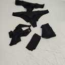 voenxe Seamless Women Underwear Thongs,No Show Ladies Thong,No Line Workout Breathable Comfortable Panties,Soft Undies,5-Pack (Medium, Black)