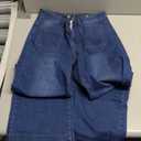 KUNMI Women's Wide Leg Jeans High Waisted Straight Leg Stretchy Denim Pants with Pockets Size 8