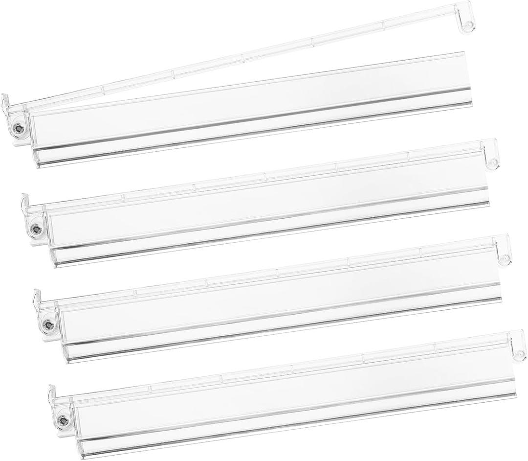 Mahjong Racks with Pushers 4PCS Set Majiang Tile Holder Acrylic Mahjong Racks Accessories and Gifts