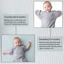Swaddle Sack with Arms Up Design 2 Packs,Improves Sleep,Keeps Babies Calm and Relaxed,Baby Sleep Sack 3-Way Transitions to Arms-Free Wearable Blanket for Newborn