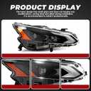 Nakkaa Passenger Side Headlight Assembly w/DRL Compatible with Altima SV/S/SR/SR Premium/SL/Platinum 2023-2025 Headlamp 26010-6CA0B 260106CA0B Right