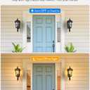 VIANIS 16.9" H Black Dusk to Dawn Outdoor Wall Lights Wall Mount, 2-Pack