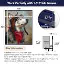 FOLKOR 36x36 Canvas Frame for Art Prints Oil Paintings,1.5" Deep,Navy Blue