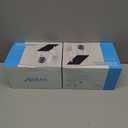 ANRAN Solar Security Cameras Wireless Outdoor,2K Cameras for Home Security with Fixed Solar Panel, 360 PTZ for Home Surveillance,2.4G WiFi, PIR Human Detection, 3MP Color Night Vision, Pack of 2 