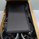 Uyittour 300L Extra Large Collapsible Foldable Wagon, 440lbs Load Capacity 48''L Extended Heavy Duty Folding Beach Wagon with Big All-Terrain Wheels, Utility Garden Cart for Outdoor Activities, Black