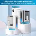 4-Pack Humidifier Demineralization Cartridge Compatible with Dreo Humidifiers HM512S/612S, HM713, HM713S/813S and HM717S Models, Prevents Hard Water Build-Up | Filters Mineral | Eliminate White Dust