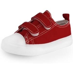 Toddler Boys and Girls Low Top Canvas Adjustable Strap Sneakers
Overall Pick
 Size 26