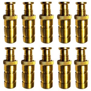 Woodgrip 10 Pack Brass Pool Cover Anchors for Concrete - Universal Fit for Inground Pool Safety Covers - Easy Installation Closing Kit - Safety Covers - Rust Resistant Anchors