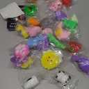 Squishy Toys, 28 Pack Kawaii Squishies and Cards, Gifts for Easter Egg Fillers Basket Stuffers, Party Favors for Kids 4-8 8-12, Treasure Box Classroom Prizes Mochi Squishy Cat Fidget Toys