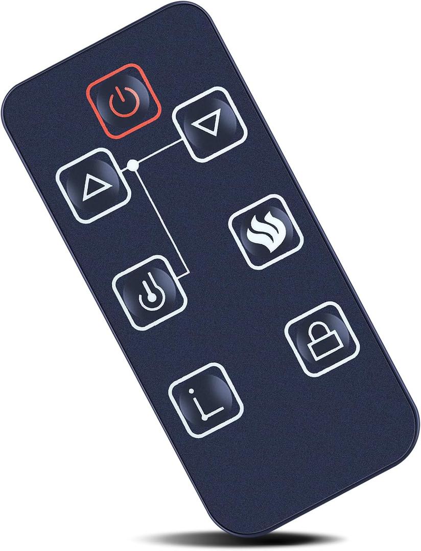 Replacement Remote Control for FEBO Flame Electric Fireplace 15IN-23-100 F15-I-005-031B 14IN-28-078 ZHS-32-D F15-I-005-009