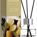 COCODOR Classic Reed Diffuser/Lemon Eucalyptus/3.4oz(100ml)/1 Pack/Fragrance Scent Essential Oil Stick Diffuser Set for Bedroom Bathroom Home Dcor