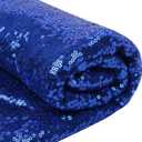 Blue Sequin Fabric, 5 Yards Sparkly Glitter Mesh Material for Dresses, Costumes, Tablecloths, DIY Crafts & Sewing Projects (4.6mx1.2m)