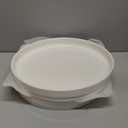 Elk and Friends Kids 7.8” Porcelain White Plates | Suitable for Babies/Toddlers | Microwave & Dishwasher Safe | Non Slip Dinnerware | Snack Dishes | 2 Pack