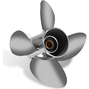 YOUNG PROPS 13 x 17 Stainless Steel Outboard Boat Propeller for Yamaha Engines 50 70 75 80 90 100 115 125 130HP 13 x17 Prop Hub Kits Included 15 Tooth RH