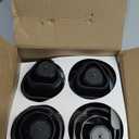 Fly Fans for Tables, Bug Fans with Holographic Blades, Battery Operated Fly Repellent Fan, Keep Flies Away from Picnic, BBQ, Restaurant, Party, Indoor and Outdoor, 4 Pack (Brilliant and Modern)