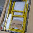 DWVO Vanity Desk with LED Lighted Mirror and 3 Lighting Modes, L-Shaped Corner Vanity, 48" Large Dressing Table with 5 Tempered Glass Drawers with Open Storage Shelves Vanity Table, Black