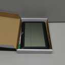 WallarGe Atomic Digital Wall Clock Battery Operated, Self-Setting, Large Display with Temperature, Date, Day of The Week, Silent Wall Mount Digital Clock, 4 Time Zones, DST