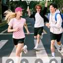 Performance Hat for Women Men, Lightweight Breathable Mesh Running Hat, Sport Cap for Golf, Cycling, Tennis (One Size, Rose)