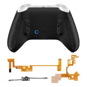 eXtremeRate Victor X Remap Kit for Xbox Series X/S, 6 Profiles & Textured Black Redesigned Back Shell & Side Rails & 4 Back Buttons for Xbox Core Controller - Controller NOT Included