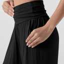 ODODOS Women's Wide Leg Palazzo Lounge Pants with Pockets Light Weight Loose Comfy Casual Pajama Pants-26/28/30"/32" Inseam (Black, S)