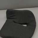 Memory Foam Seat Chair Cushion for Relieves Back Sciatica Pain Tailbone Pain Coccyx Degenerating Disc Orthopedic Osteoarthritis Prostate Cushion Low Back Pain Cushion Hip Shaping (Dark Gray)